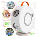 Bubble Machine for Kids Automatic Bubble Blower Rechargeable Auto Rotatable Portable Bubble Maker Electric Bubbles Toy Electric Bubbles Toy for 3 4 5 Year Old Outdoor Wedding Party Gifts