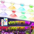 Permanent Outdoor Lights, 150FT RGBIC Smart Eaves Lights with App/Remote Control, Christmas Lights Outdoor IP67 Waterproof String Lights for Halloween Party House Roof Garden