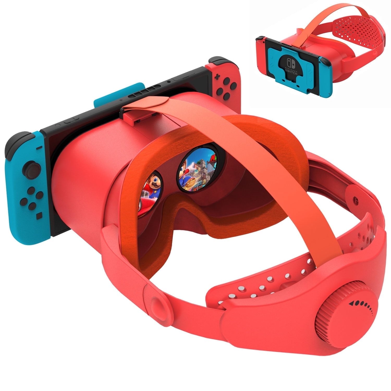 Upgraded VR Headset for Nintendo Switch & Switch OLED Model 3D VR Glasses with Adjustable Lens for Virtual Reality Gaming Experience Switch VR Labo Goggles Adjustable Headset for Nintendo Switch R